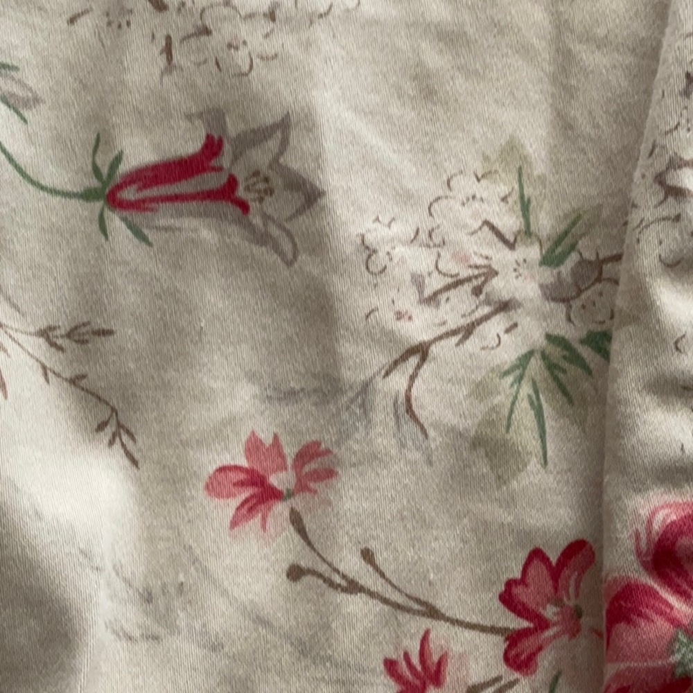 Polo Ralph Lauren Floral Straight Leg Pants - Pink and Tan - Picture 2 of 12